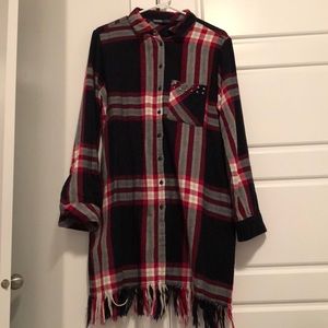 Zara plaid dress